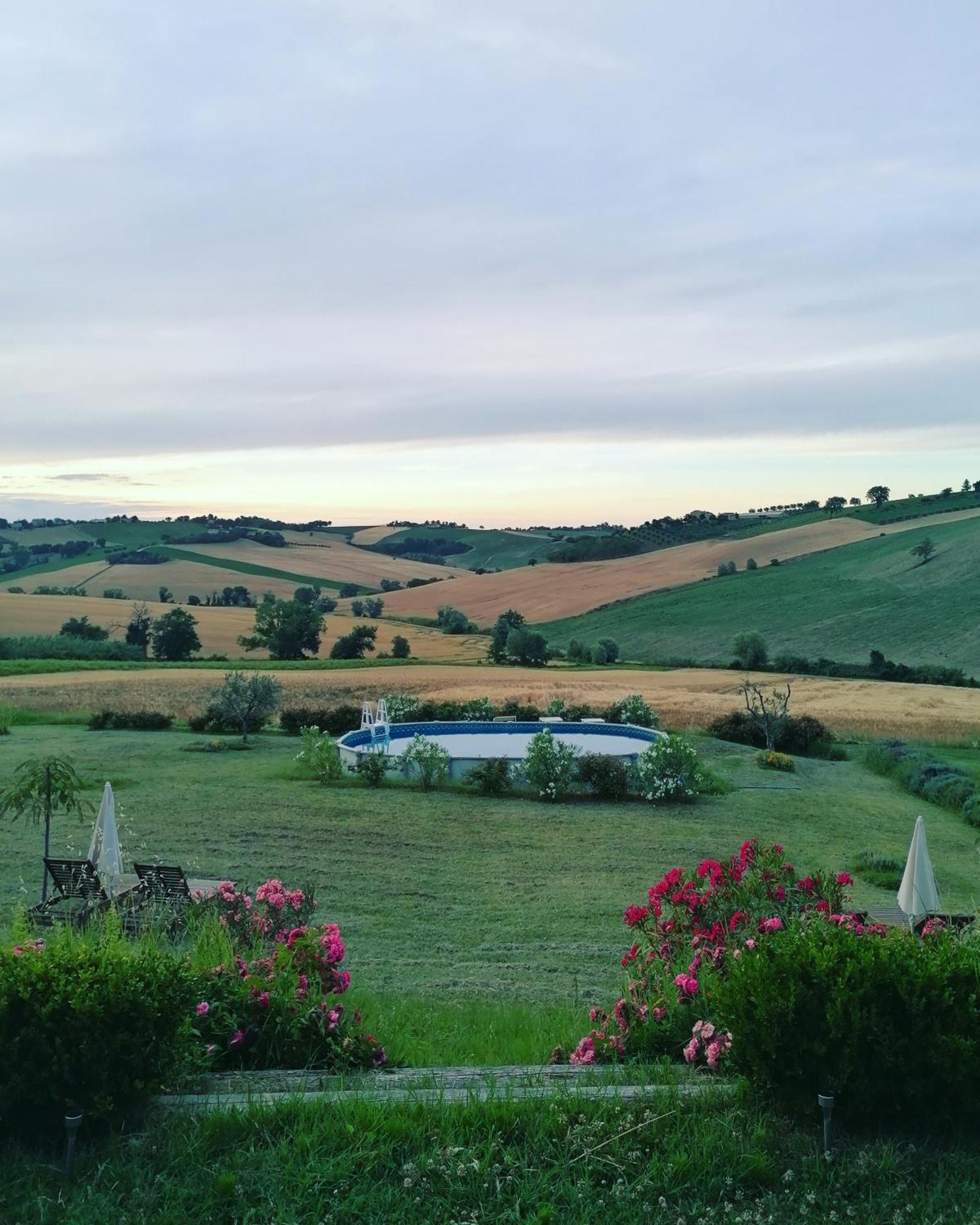 Il Giardino Nella Valle Belvedere Ostrense Kültér fotó